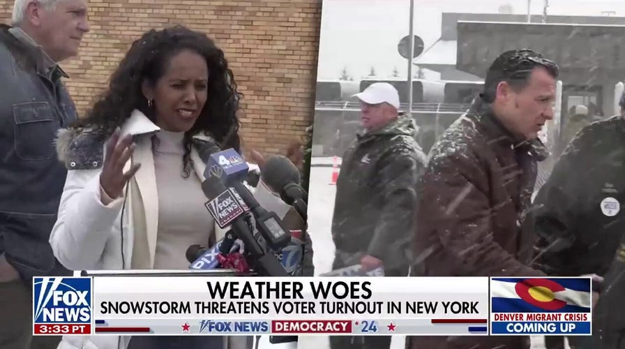 Suozzi, Pilip brave snowstorm as voting begins to replace George Santos