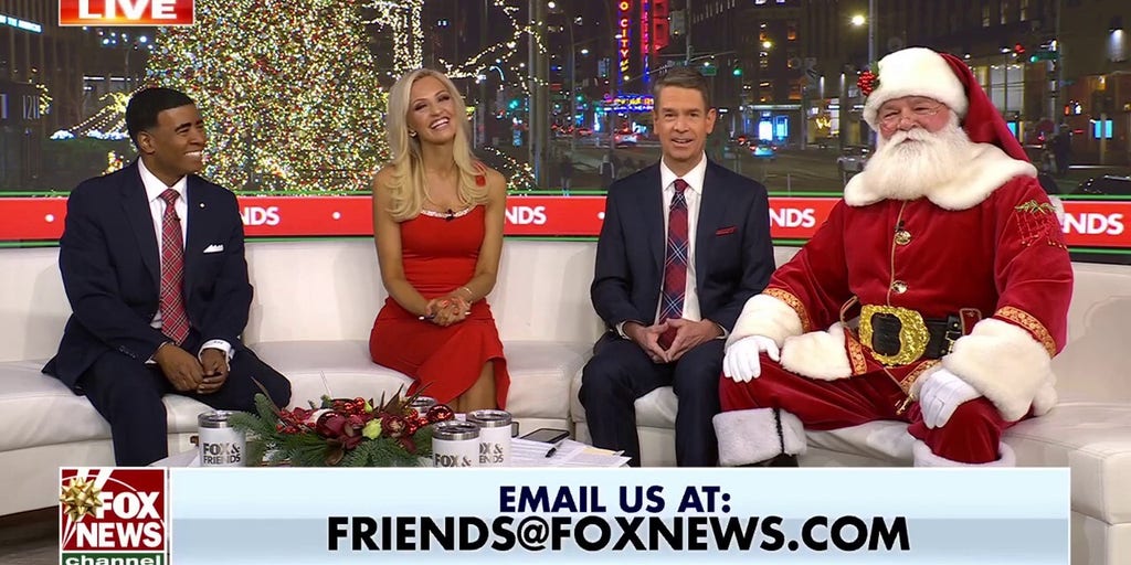 Santa Claus reveals his fun facts, recaps Christmas Eve journey with ‘Fox & Friends’ hosts