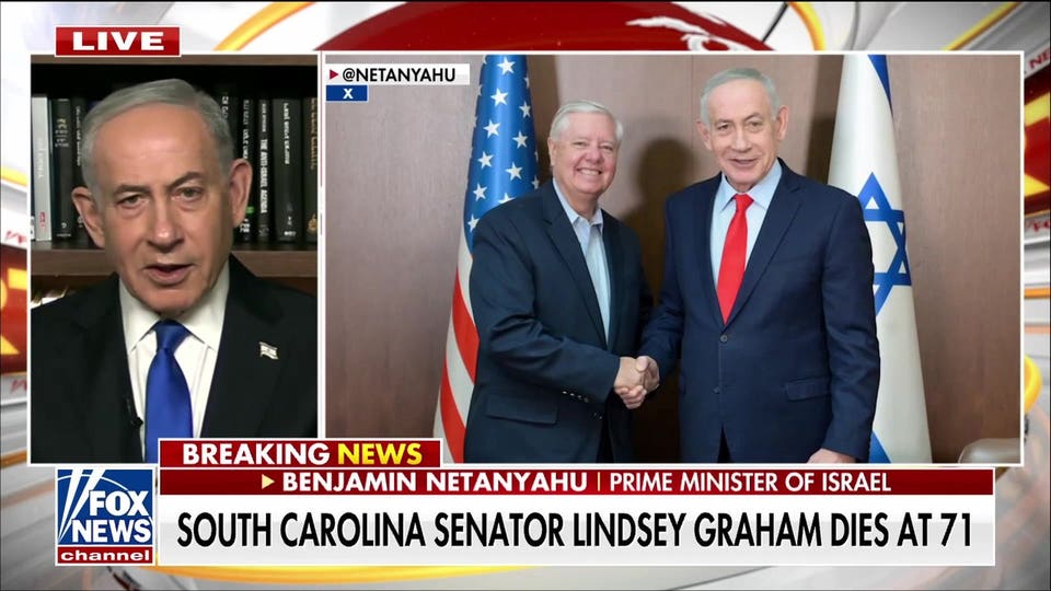 Netanyahu shares personal anecdote about Lindsey Graham's commitment to Israel