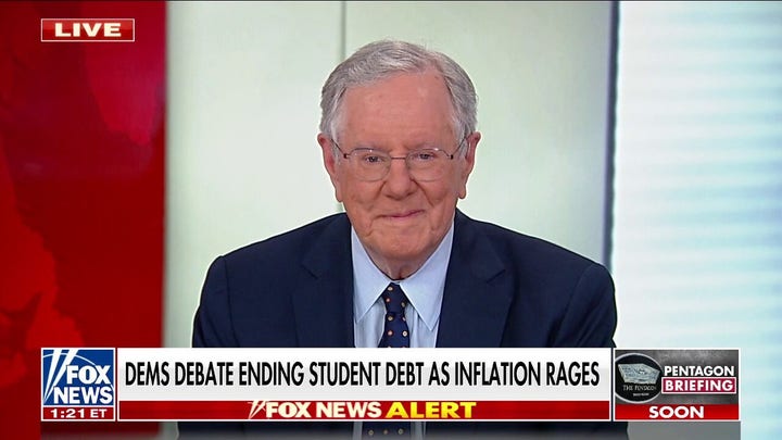 Steve Forbes: Student loan forgiveness will lead to higher inflation