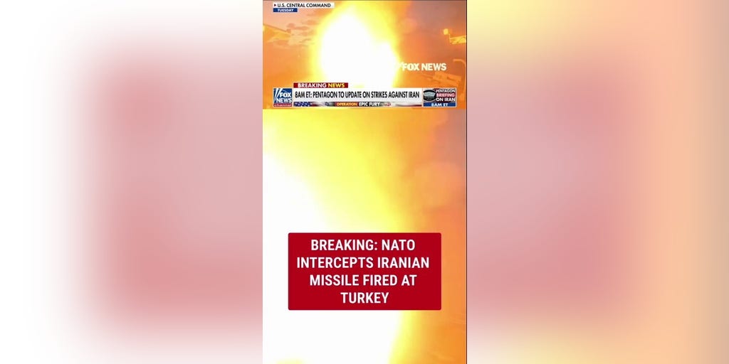BREAKING: NATO intercepts Iranian missile fired at Turkey