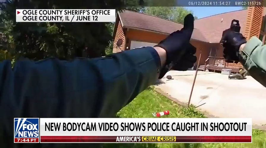 Bodycam footage shows shootout that wounded three deputies