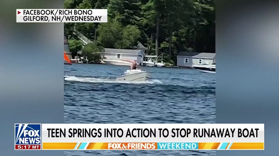 Teen headed for the Navy in September springs into action to stop runaway boat