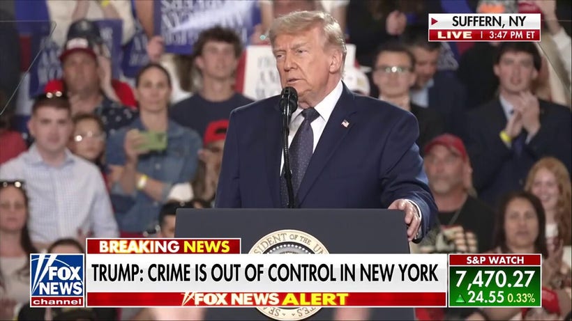 President Trump dings 'Dumocrat' policies