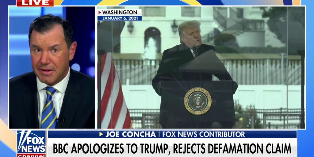 BBC apologizes to Trump for doctored speech, but rejects defamation claims