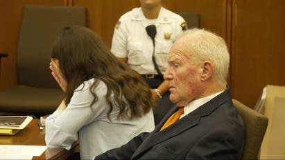 Lindsay Clancy breaks down as jury hears husband's frantic 911 call in court