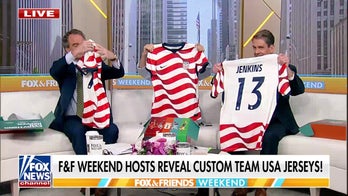Fox & Friends hosts reveal custom Team USA jerseys for FIFA World Cup 2026