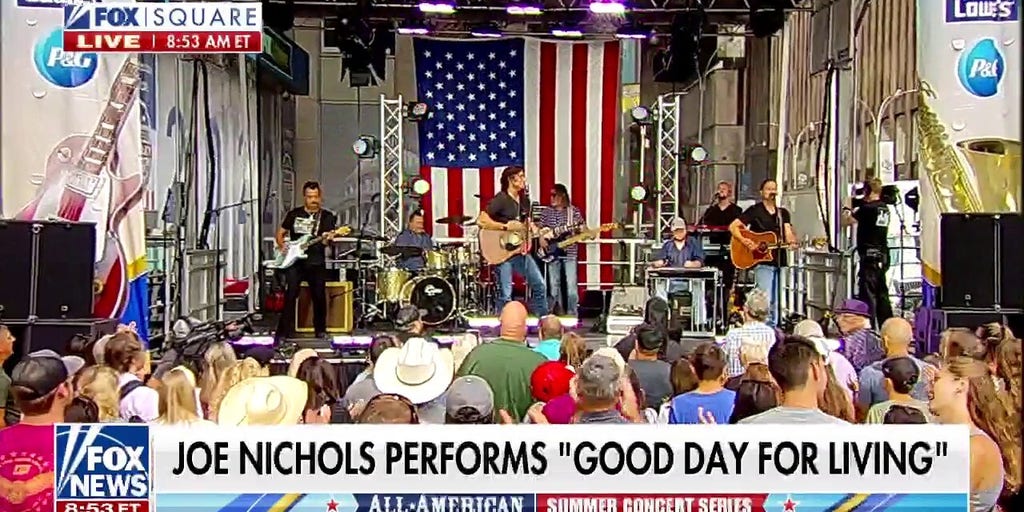 Joe Nichols performs 'Good Day for Living' at FOX Square Fox News Video