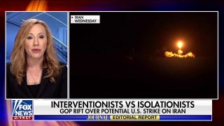 Interventionists vs isolationists, GOP split on Iran