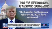 Trump tells Congress the Iran war has been 'terminated'