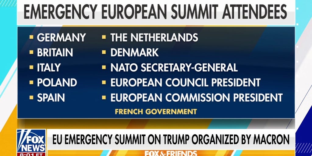 European leaders hold emergency meeting about Trump