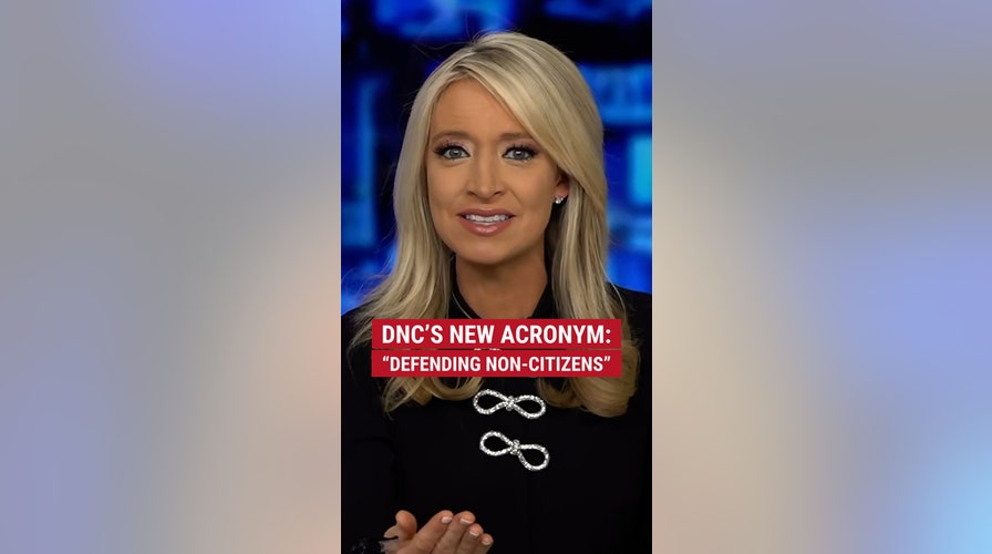 Kayleigh McEnany says the Democrats' new acronym should be "Defending Non-Citizens"