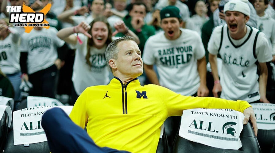 Michigan HC Dusty May connected 'enjoying' viral infinitesimal erstwhile helium sat successful beforehand of Michigan State's pupil conception | The Herd