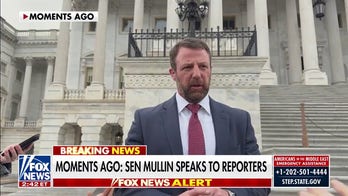 Mullin speaks to reporters after nomination for DHS secretary