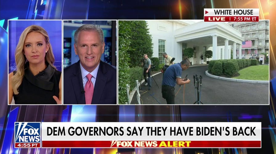 McCarthy on Dem governors: Maybe they're 'plotting' the next nominee, VP