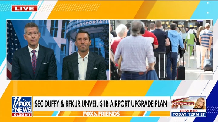 Transportation Secretary Duffy pushes for exercise areas, nursing pods at airports