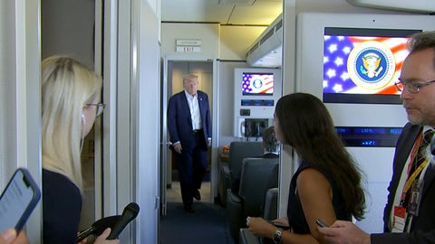 EARLIER TODAY: Trump speaks aboard Air Force One as he returns to the US - Fox News