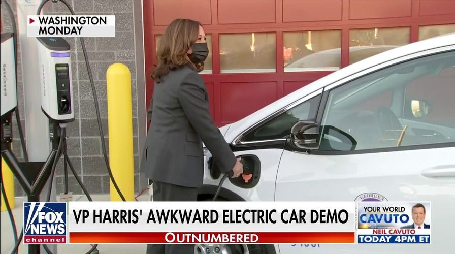 'Outnumbered' on Kamala Harris’ awkward moment with electric vehicle
