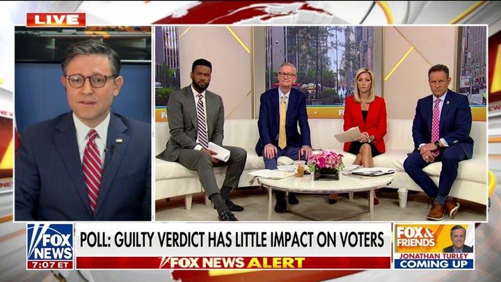Speaker Johnson reacts to Trump's historic conviction: 'This entire thing is absurd'