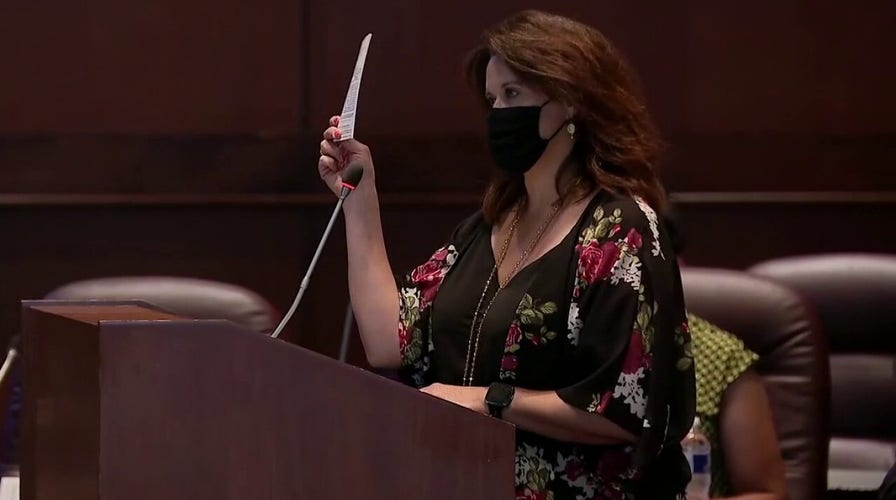 Loudoun teacher Monica Gill criticizes decision to suspend Tanner Cross