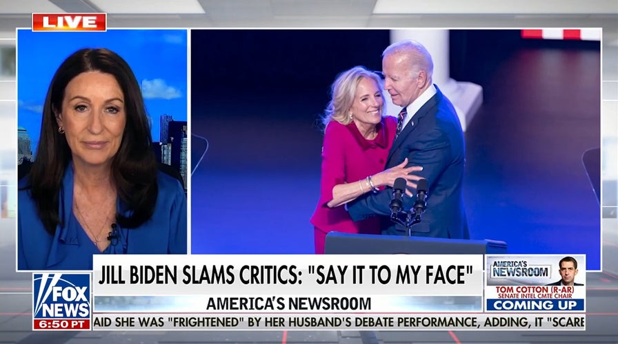 Jill Biden rages at Democratic critics of memoir