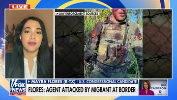 'Things are getting worse': Mayra Flores shares photos of Border Patrol agent attacked by migrant