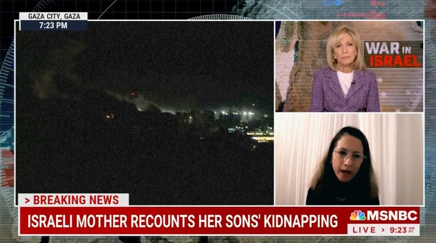 Israeli mother of kidnapped children scolds MSNBC's Andrea Mitchell