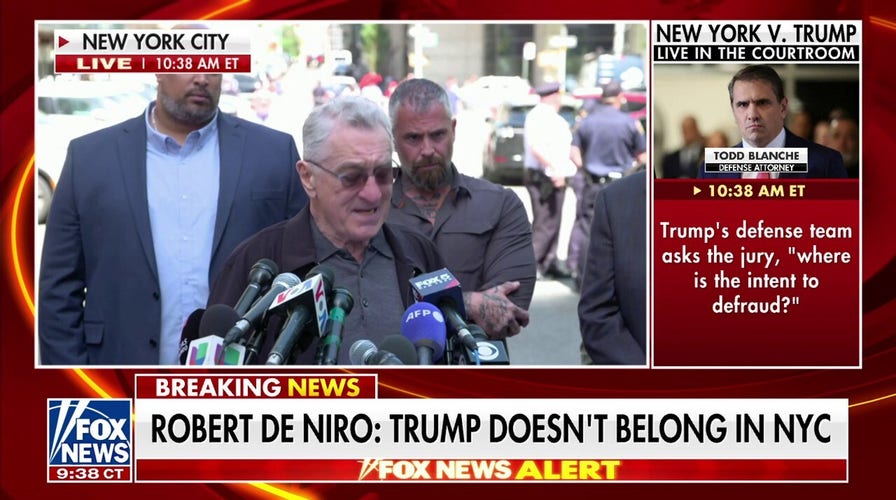 Robert De Niro tears into ‘tyrant’ Trump outside Manhattan courthouse 