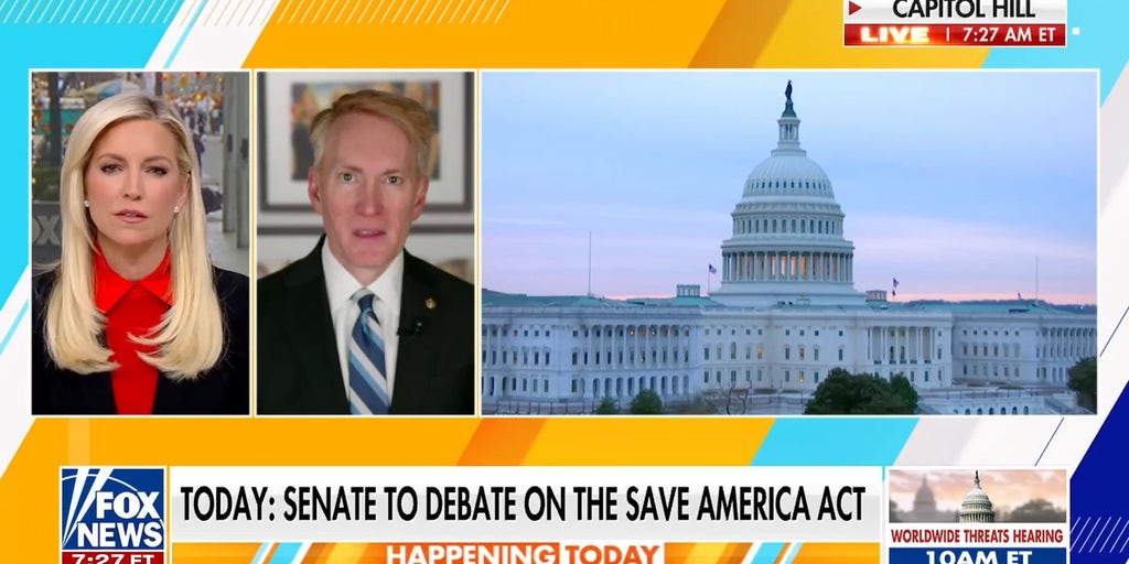 Sen James Lankford discusses voter ID bill and critical DHS secretary confirmation