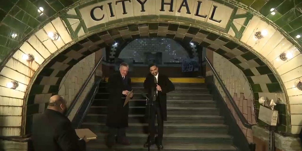 Zohran Mamdani sworn in as New York City mayor at historic subway station