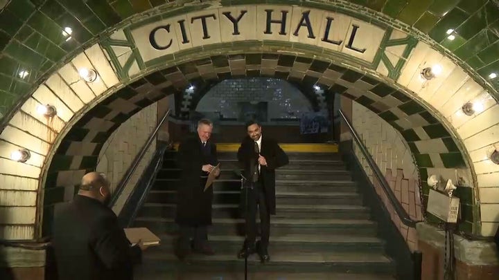 Zohran Mamdani sworn in as New York City mayor at historic subway station