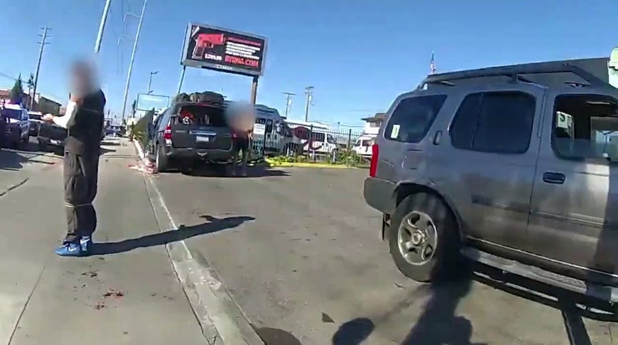 Mountlake Terrace police are heard yelling for a "Bola" when dealing with an armed suspect 