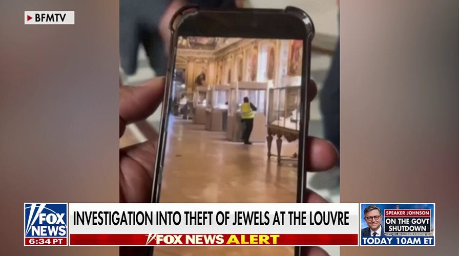 Video shows the 'heist of the century' at the Louvre