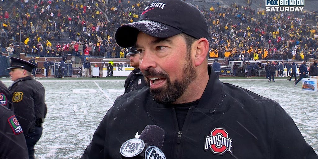 Ryan Day gets emotional after Ohio State's victory over Michigan