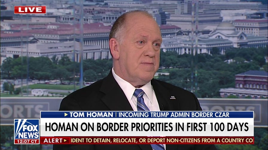 Tom Homan lays out Trump immigration priorities: 'Take the handcuffs off ICE'