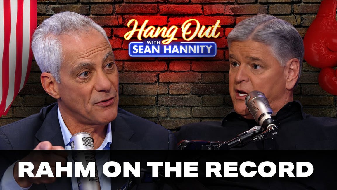 Hannity Presses Rahm Emanuel on 2028 and Chicago Record | Hang Out with Sean Hannity