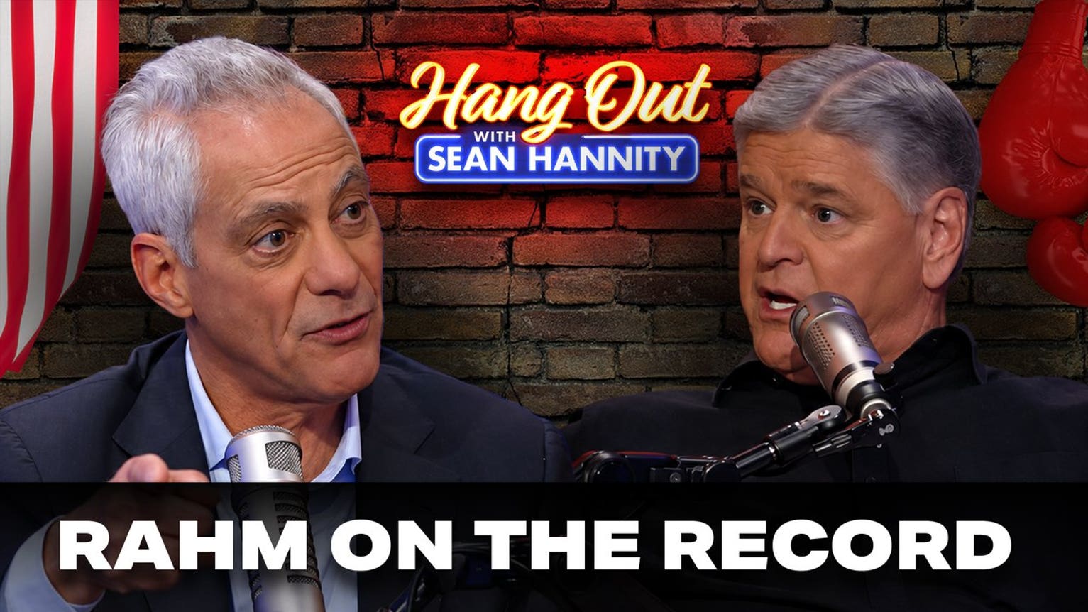 Hannity Presses Rahm Emanuel on 2028 and Chicago Record | Hang Out with Sean Hannity
