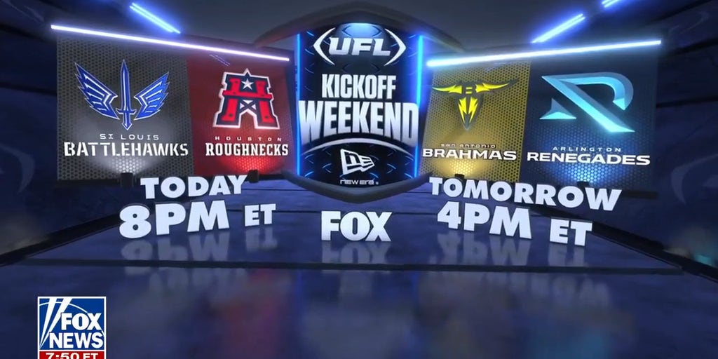 UFL on FOX kicks off with St. Louis Battlehawks vs. Houston Roughnecks