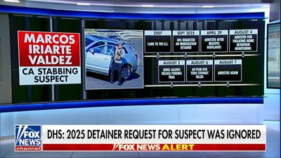 Critics slam California sanctuary policies after man allegedly stabbed in his own front yard