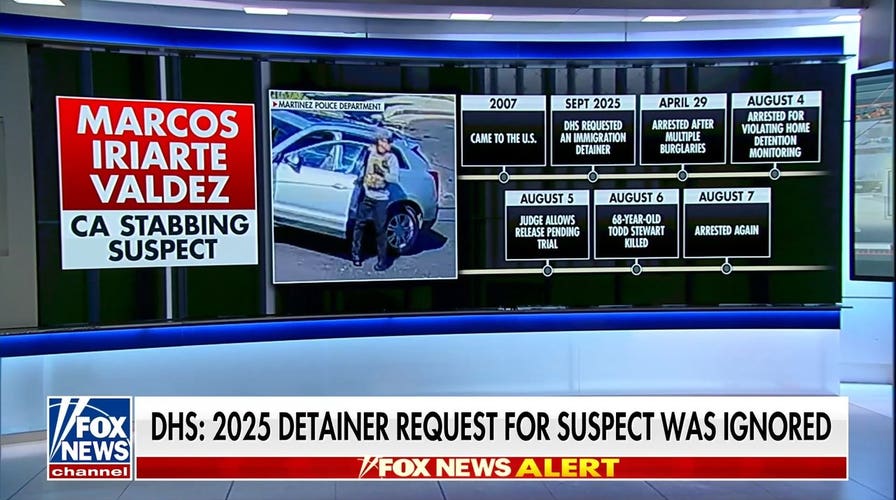 Critics slam California sanctuary policies after man allegedly stabbed in his own front yard