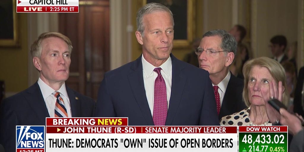 Thune says he has spoken ‘regularly’ with Johnson on DHS funding, ‘White House involved’