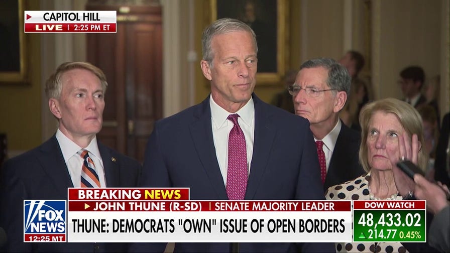 Thune says he has spoken ‘regularly’ with Johnson on DHS funding, ‘White House involved’
