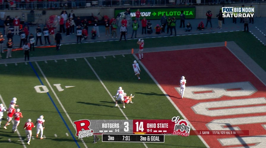 Julian Sayin finds Max Klare for 11-yard TD, extending Ohio State's pb  implicit    Rutgers
