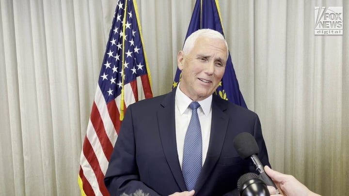 Former Vice President Mike Pence discusses the likelihood of running against his one-time boss, former President Donald Trump