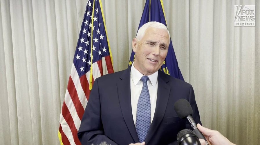 Former Vice President Mike Pence discusses the likelihood of running against his one-time boss, former President Donald Trump