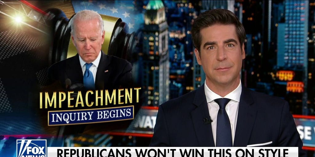 Jesse Watters: Dems' Biden Impeachment Strategy Is Ignore The Evidence ...