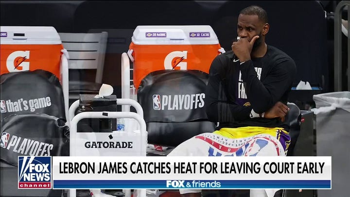 Clay Travis on Lakers star leaving court early: 'This is just LeBron' 