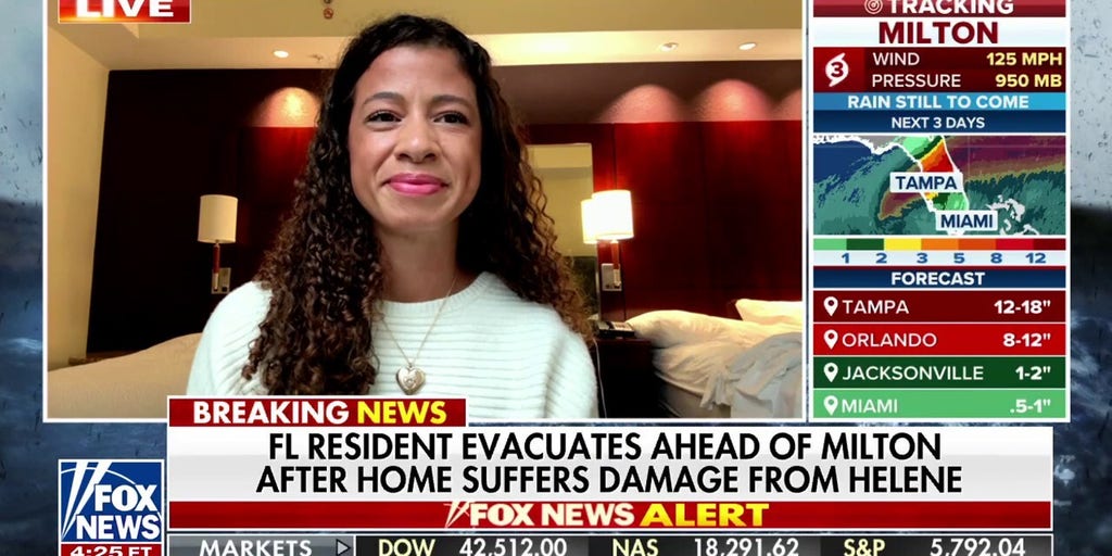 Florida resident evacuates ahead of Milton: 'We are hoping and praying for the best'