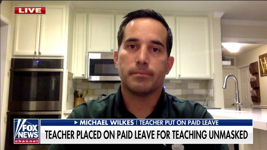 California teacher placed on paid leave for not wearing mask: The state ‘has crossed a line’