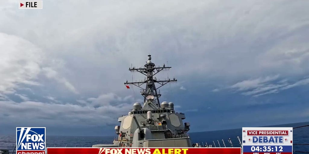 US Navy destroyers fire interceptors after Iranian missile attack on Israel